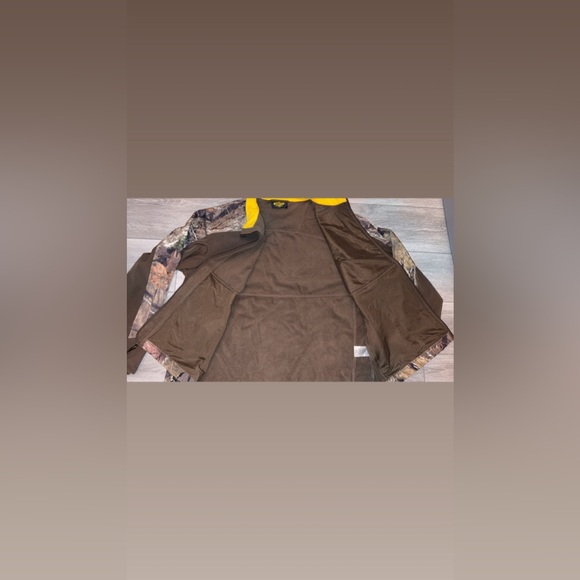 Yukon Gear Men’s Size 3XL Zip Up Jacket Brown Camo Camouflage Pockets EUC - Picture 8 of 11